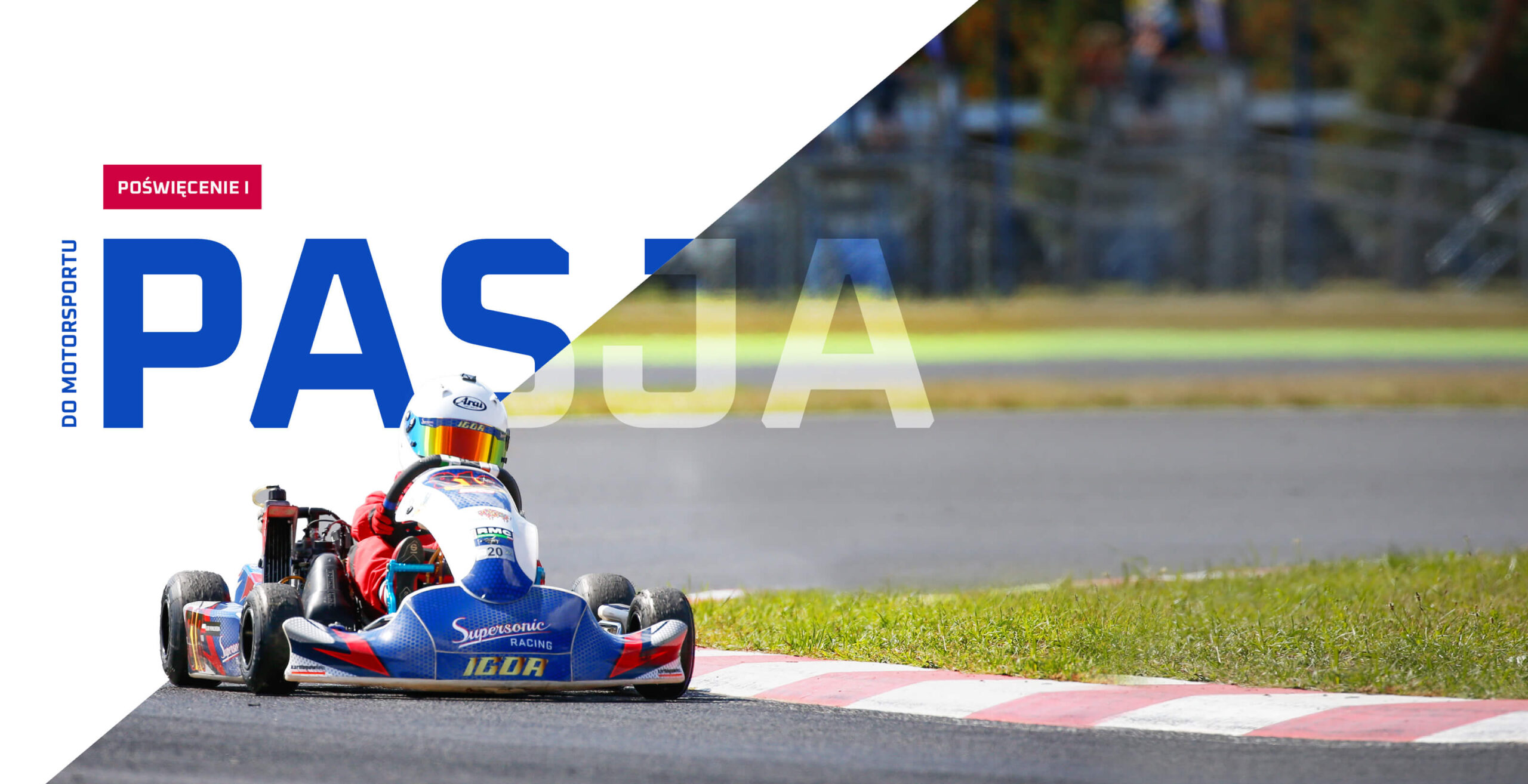 Igor Ponichtera w gokarcie - fotomanipulacja z napisami