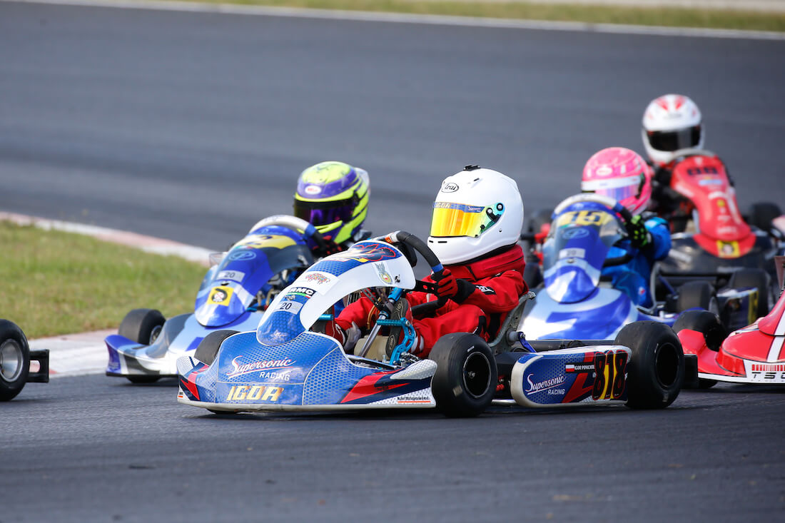 Igor Ponichtera podczas wyścigu