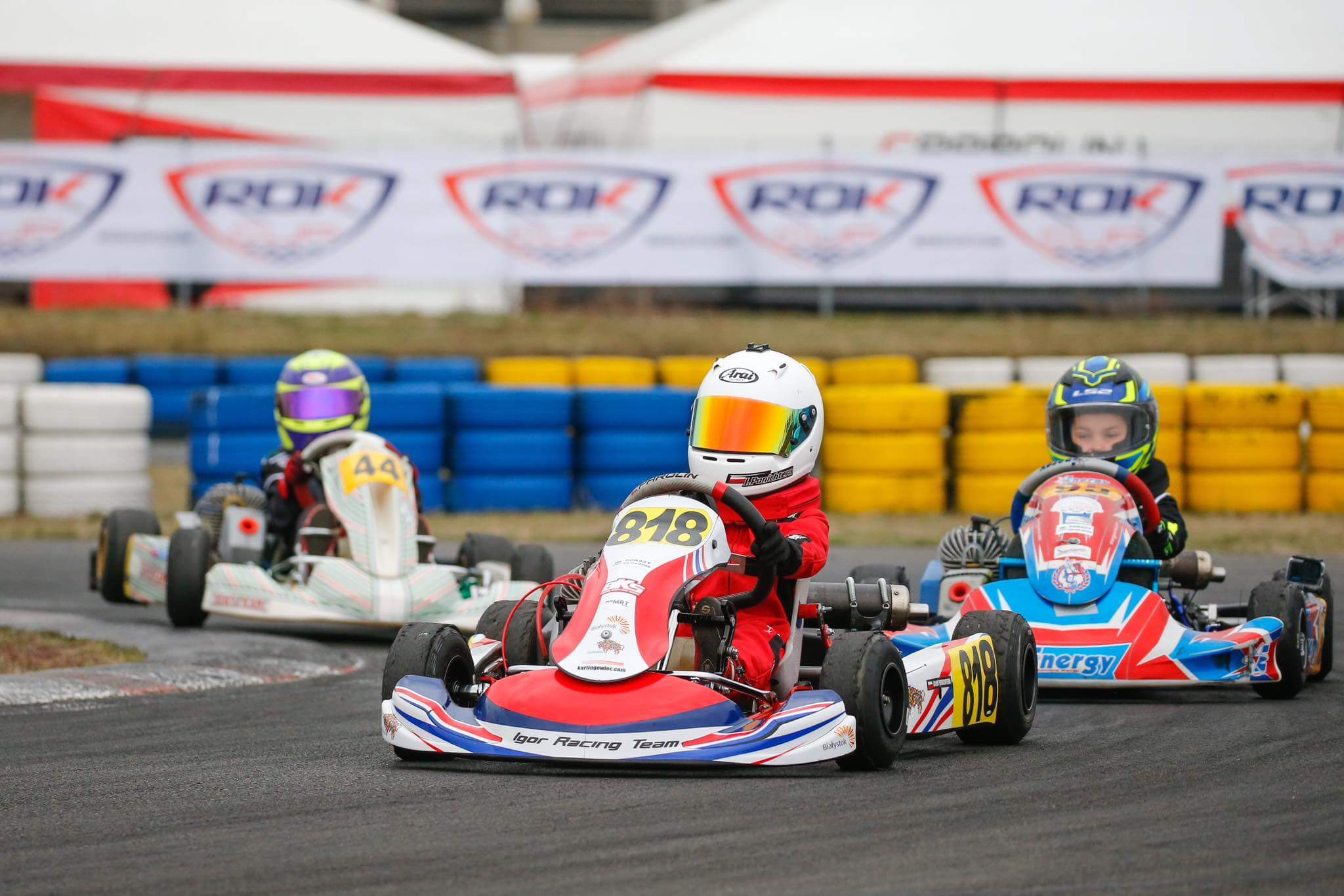 Igor Ponichtera w trakcie wyścigu