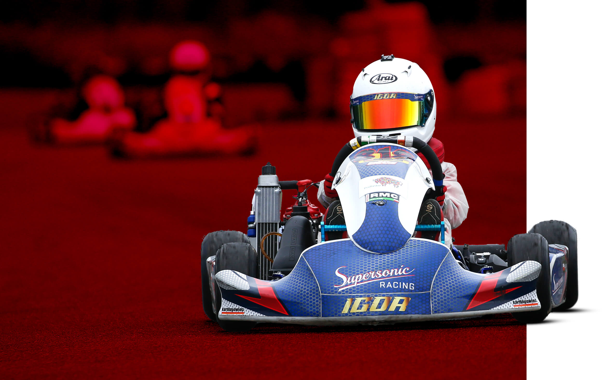 Igor Ponichtera w gokarcie